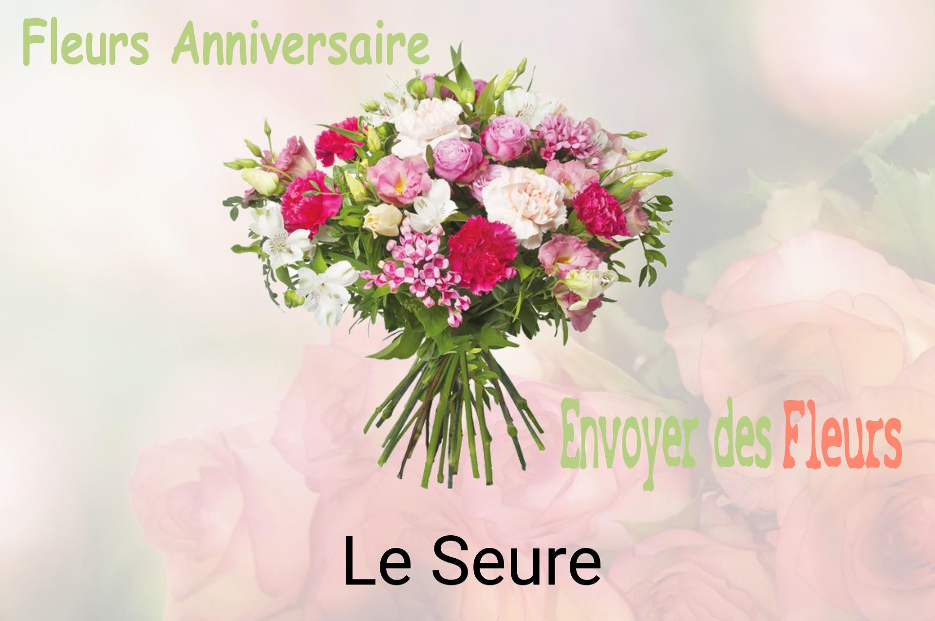 Bouquet de fleurs d’anniversaire livré à Le Seure