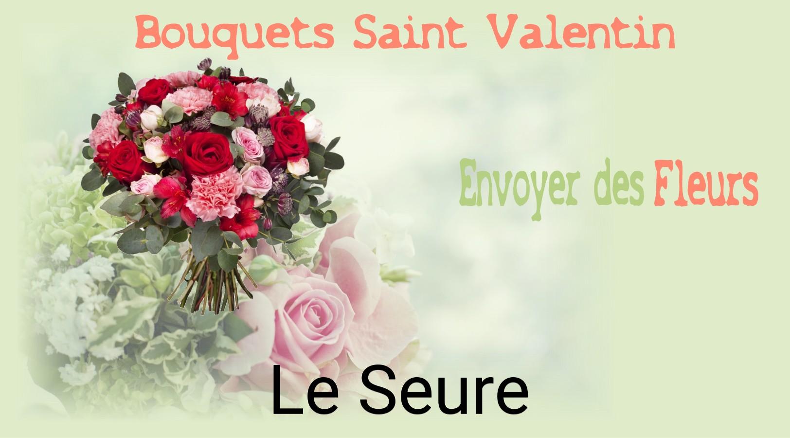 Roses de Saint-Valentin livrées à Le Seure